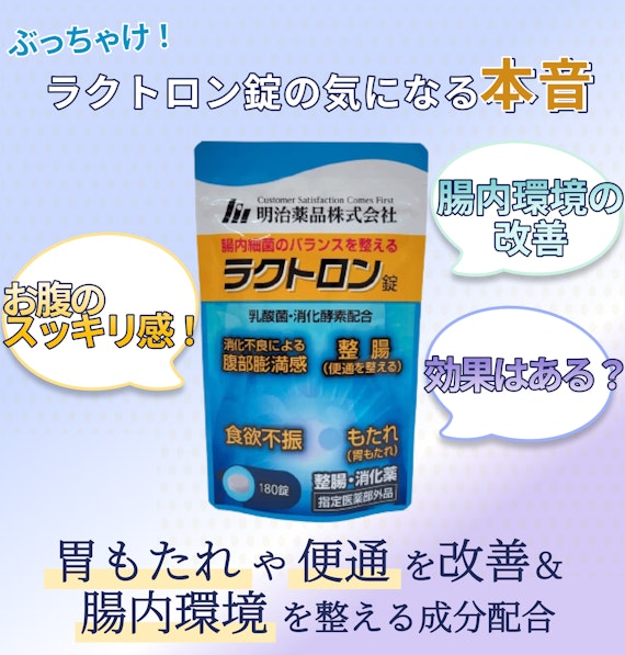 効果なし!?】ラクトロン錠の口コミ評価・評判まとめ｜忖度なしで徹底調査 - サプリ -  【うるつや】美肌になれるおすすめ美容商品のランキング形式紹介メディア